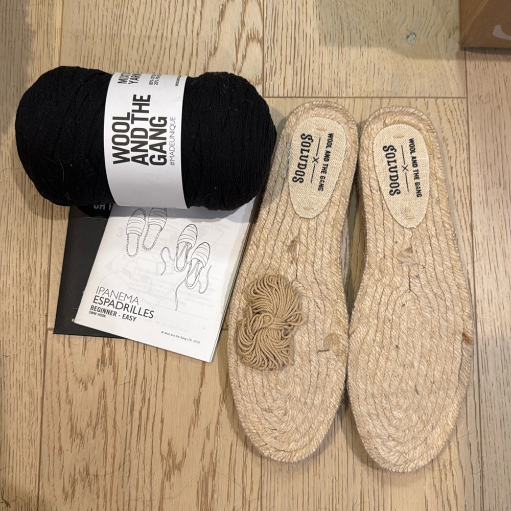 Wool and the Gang x Soludos Ipanema Espadrilles Kit - Size 9